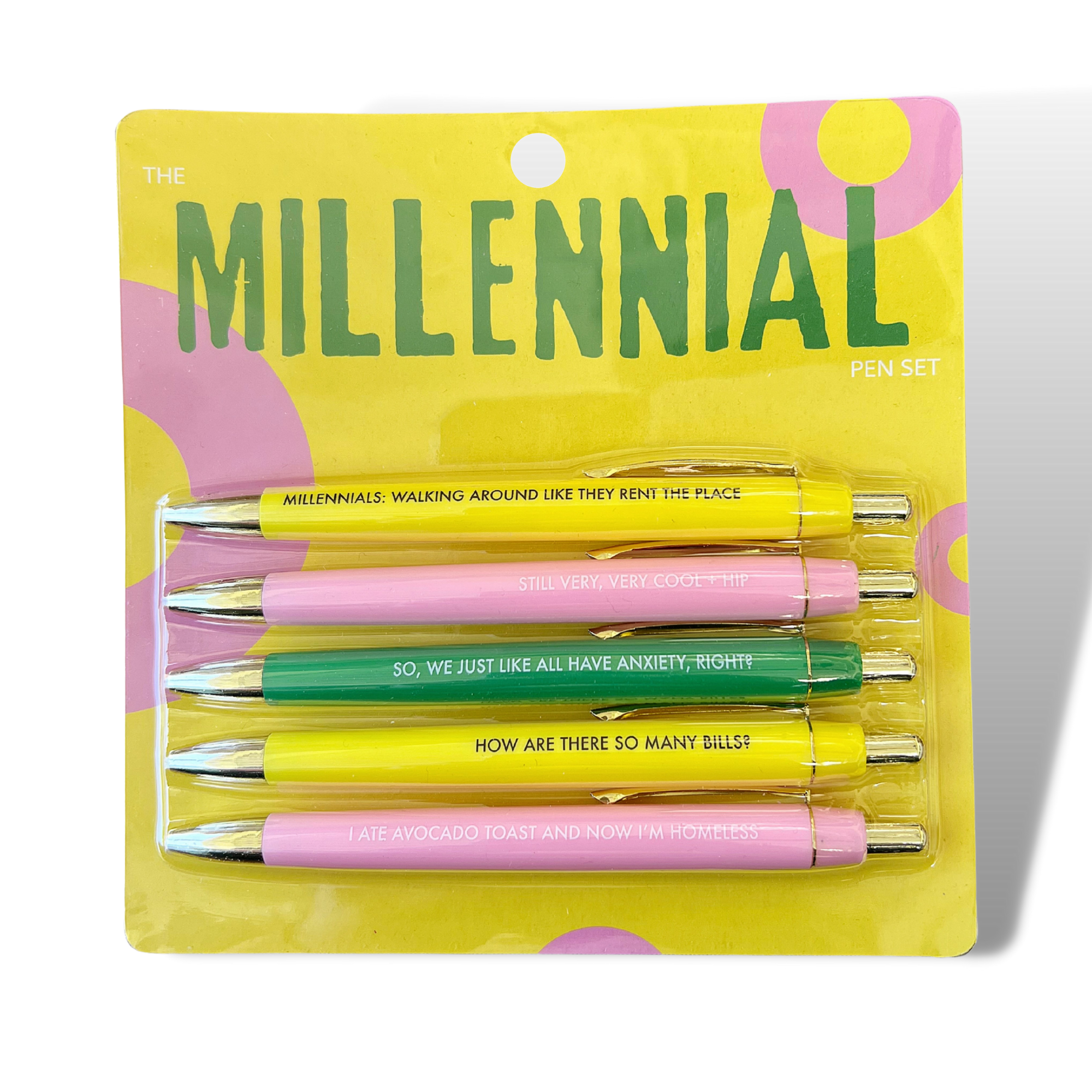 FUN CLUB - Millennial Pen Set (funny) | Lenox Cupcakes